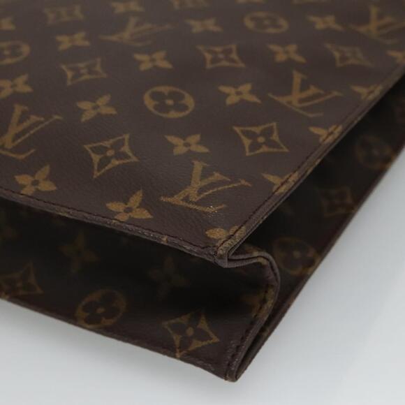 LOUIS VUITTON Monogram Sac Plat Hand Bag M51140 - Picture 15 of 16